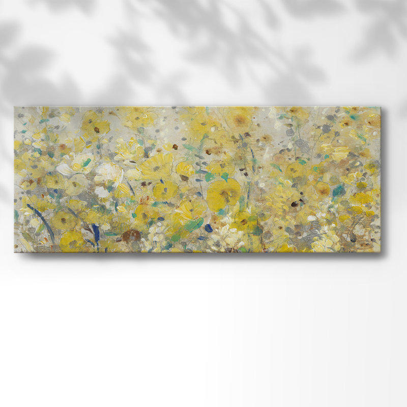 " Cheerful Garden I ", 20" H x 50" W x 1.5" D