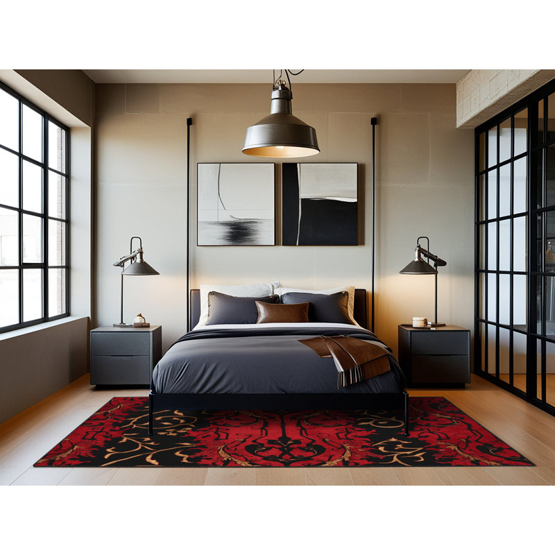 Golden Diadem Rug, Square 7'