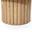 Table basse ronde en bois naturel Crystopher