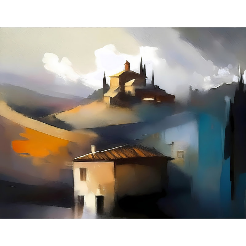 Hilltop Reverie, 24" H x 32" W