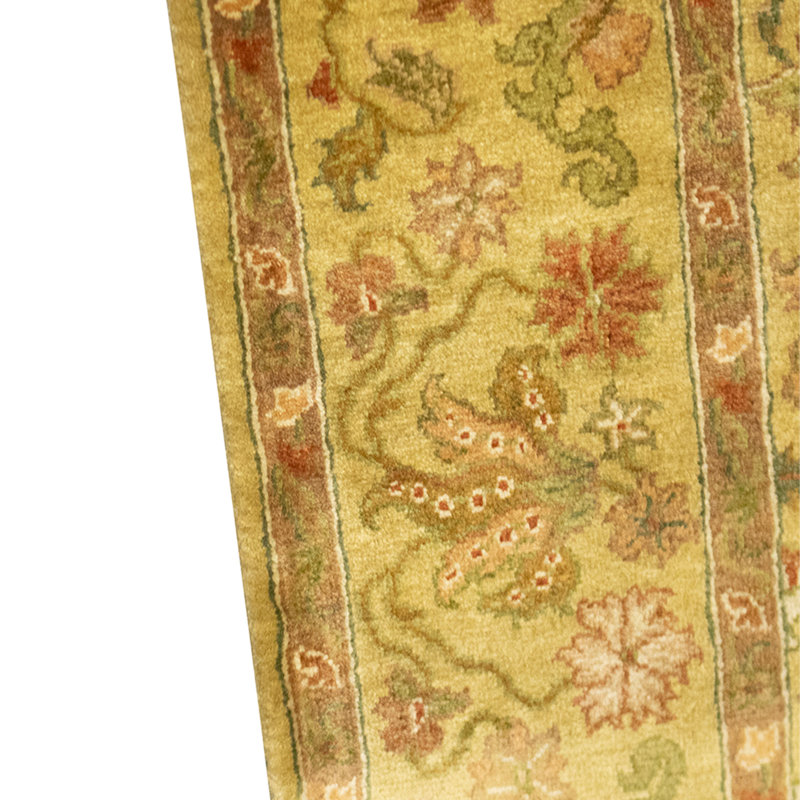 Tapis doré de haute qualité noué à la main
