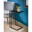 Harjeevan Glass Top C Table End Table