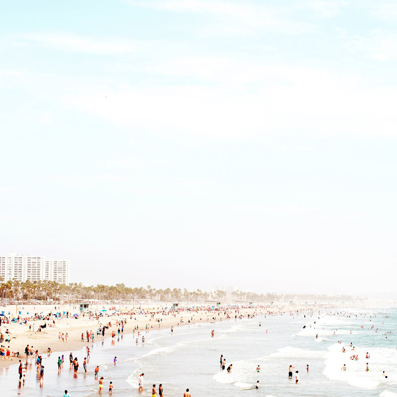 «Santa Monica Summer» par Bree Madden - Photographie sur toile tendue, H 12 po x l 12 po