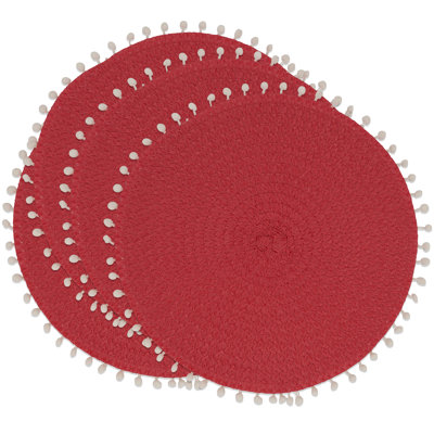 Harding Brielle Pom Pom 15" Placemat
