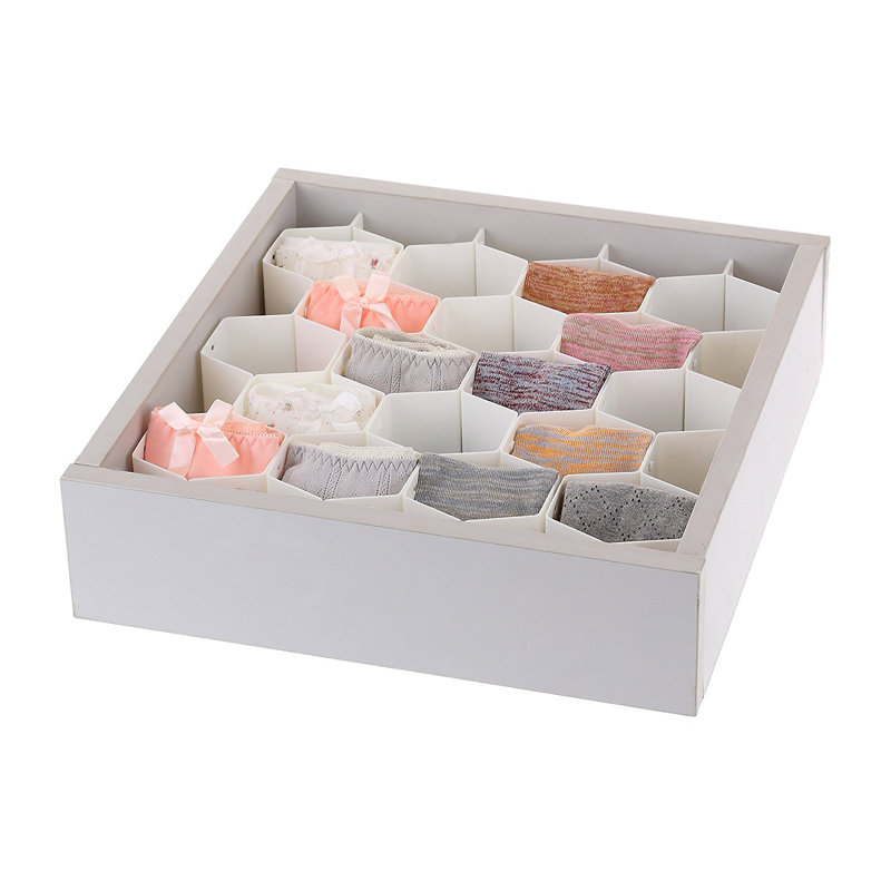 2.6"H x 13.5"W x 14.2"D Drawer Organizer