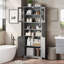Armoire de rangement autoportante 67 po H 67 po avec 4 portes et tablettes réglables