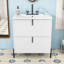 Meuble-lavabo Ã©lÃ©gant avec design cannelÃ© et lavabo-1593975003