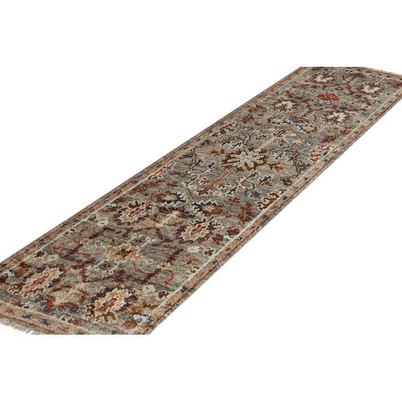 Oriental Area Rug in Gray