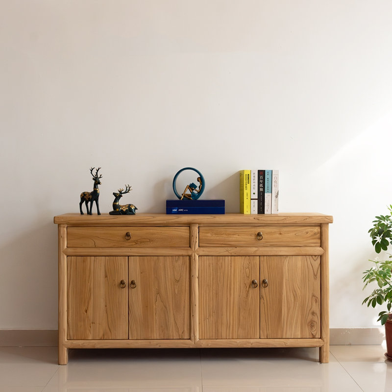 Jhordy Solid Wood Accent Cabinet