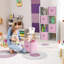 Bacs de rangement de 13 pouces Sorbus - Cubes de rangement robustes en tissu pliable avec poignée - 8 paniers pliables pour organiser vêtements, jouets, livres - Paniers de rangement pour tablettes, placards, rose pastel-130765402