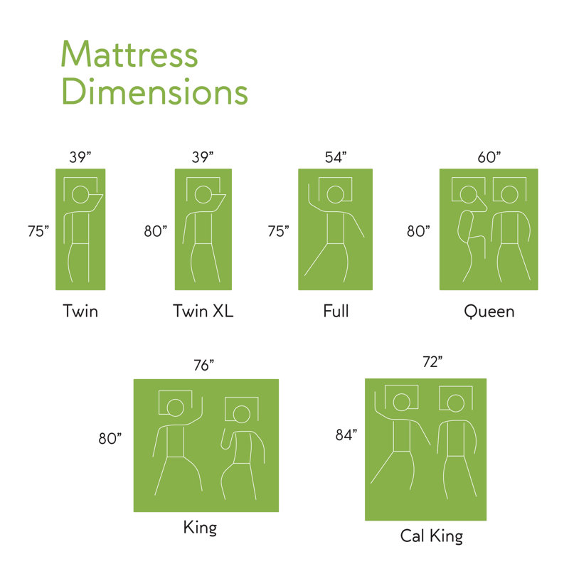 Matelas hybride moyen 12 po Moody, Roi