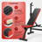 Upgraded Foldable Weight Bench With Storage Posts - 600 LBS Capacity Multi-Position Training Station