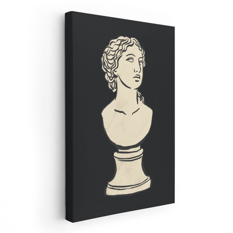 «Greek Statuary I», reproduction d'art sur toile, H 18 po x l 12 po