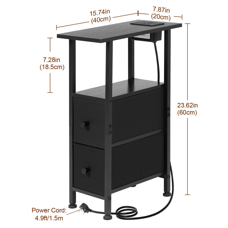 End Table, Black