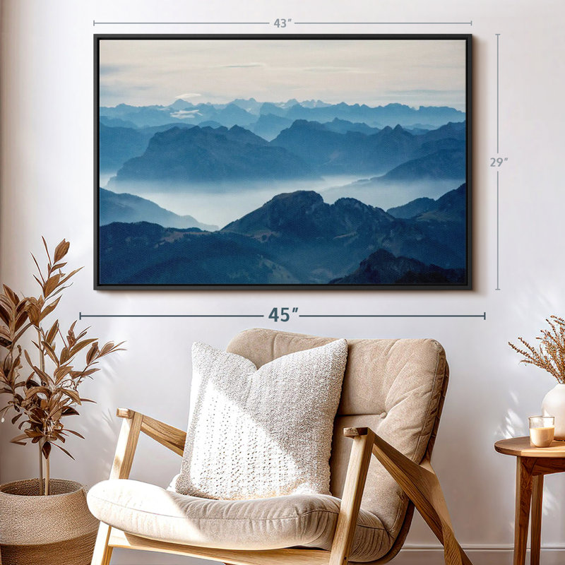 Nature "Art mural des Alpes Suisses", H 29 po x l 43 po