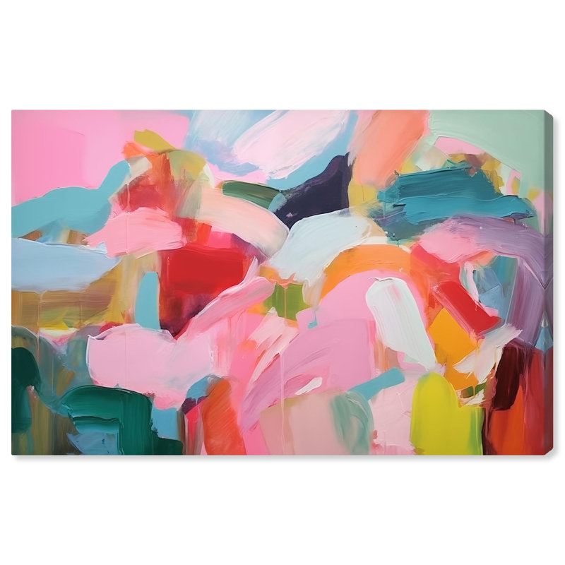 Shimmering Essence II 15" x 10" Abstract Canvas Art