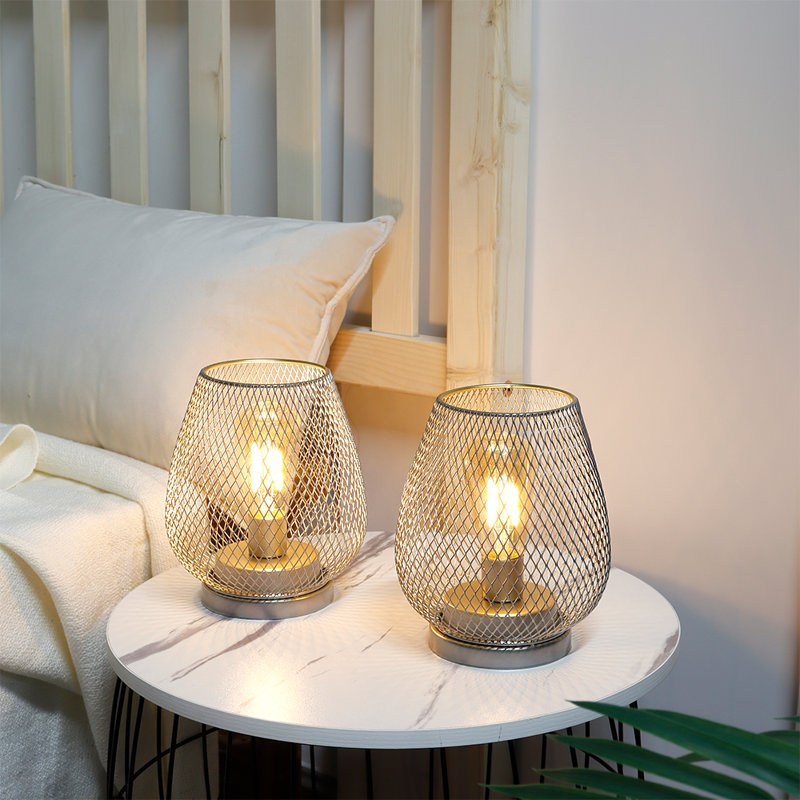 Metal Novelty Lamp, Black