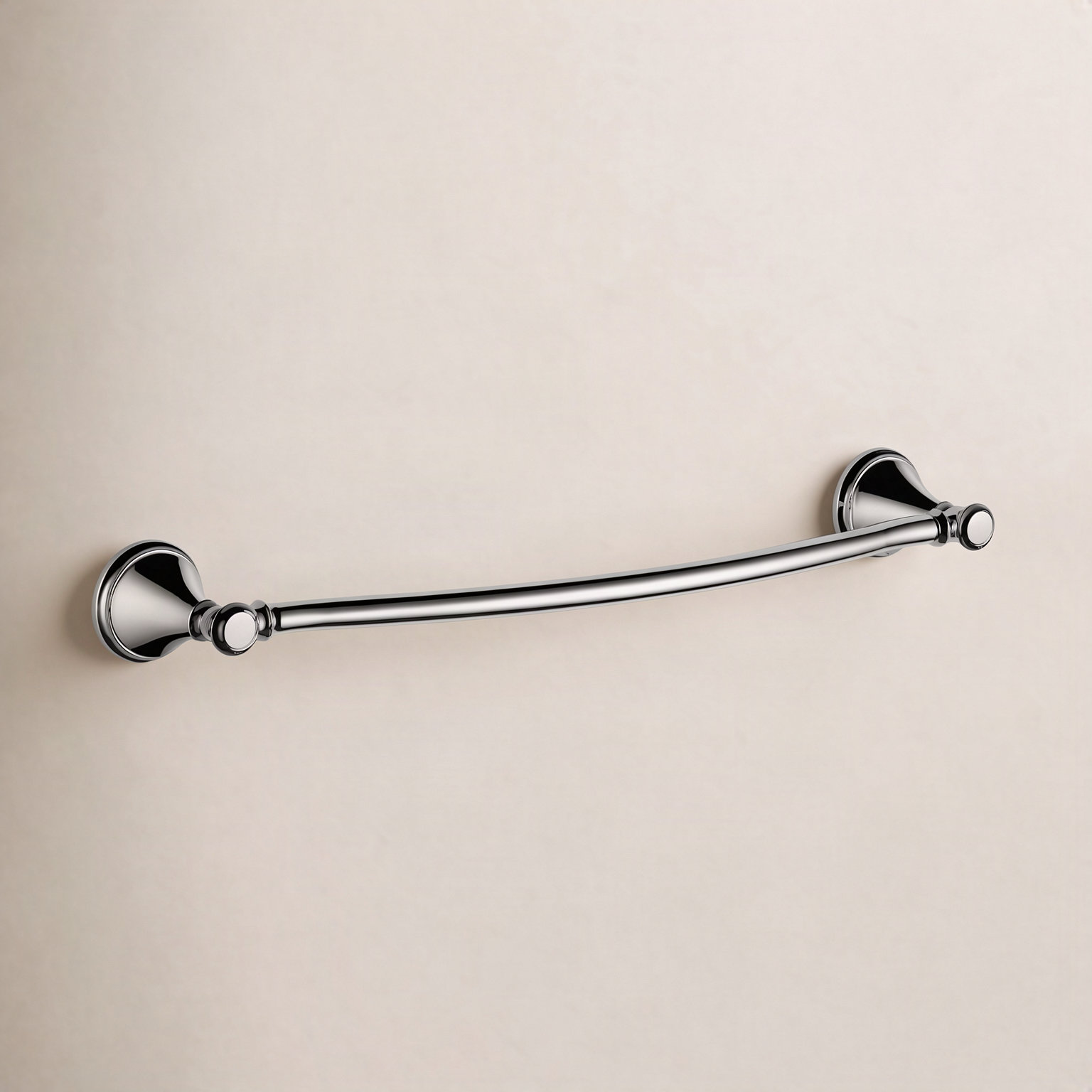 Cassidy™ 18" Wall-Mounted Towel Bar, Chrome
