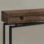 Console rectangulaire en bois massif noyer foncé-131378909
