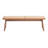 Alinna Bench with Rattan Seat in Natural