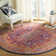 Annette Oriental Fuchsia/Orange Area Rug