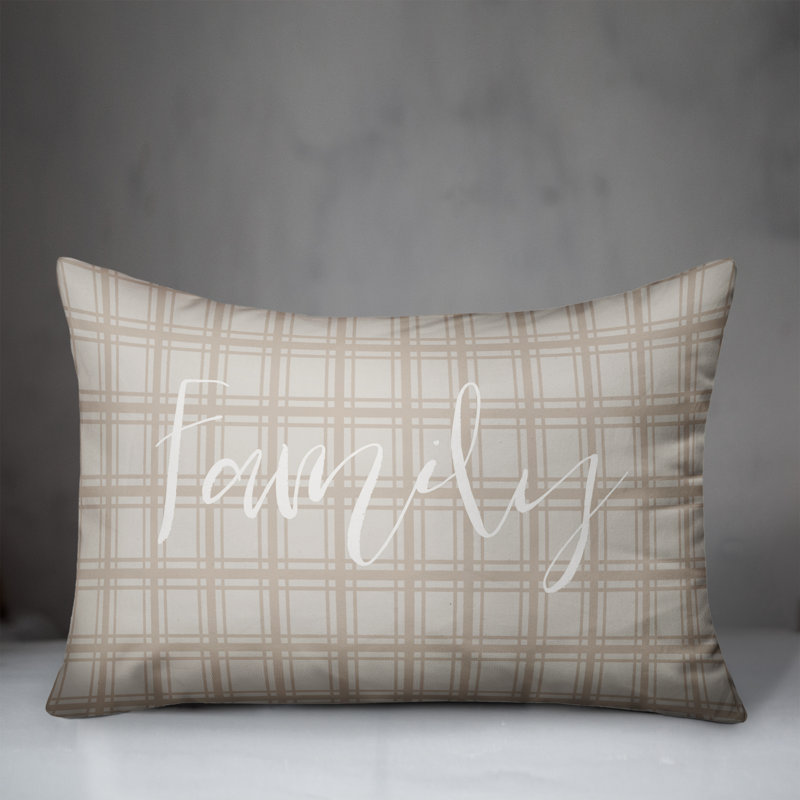 Housse de coussin rectangulaire et insert Family