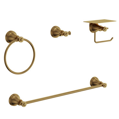 Ensemble de quincaillerie de salle de bain 4 pièces