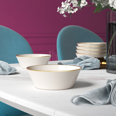 Elegant Ceramic Bowl, Cream Color, 5.9 x 5.9 x 2.0 inches | 100% Ceramic, 5.1 fl oz Capacity | Dishwasher-Safe, Perfect for Serving & Entertaining, Stylish Addition to Your Kitchen Décor