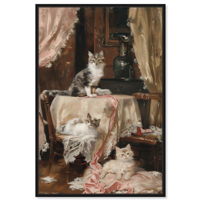 «Kittens at the Table» par Art Remedy