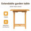 Table de salle à manger extensible Bettee