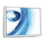 Coups de pinceau bleus sur blanc - peinture sur toile-67236685-67236674