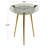 Glass Top End Table