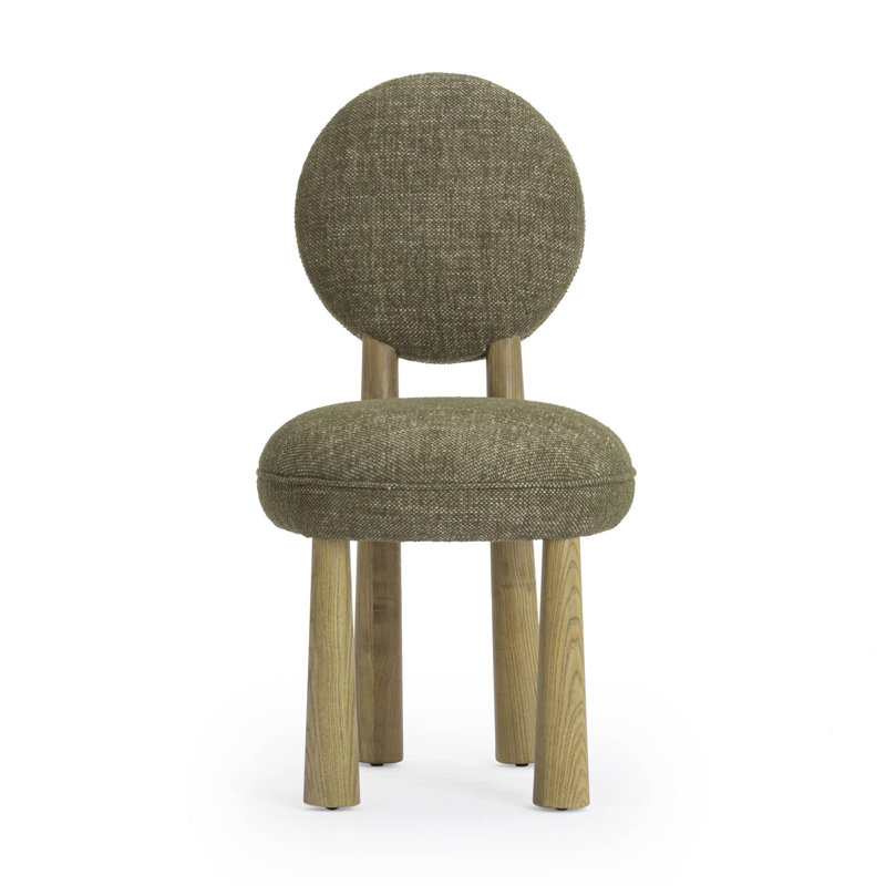 Chaise de salle à manger Evelyn, Vert olive