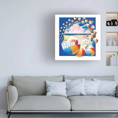 Ned Levine Havin' A Ball Canvas Art