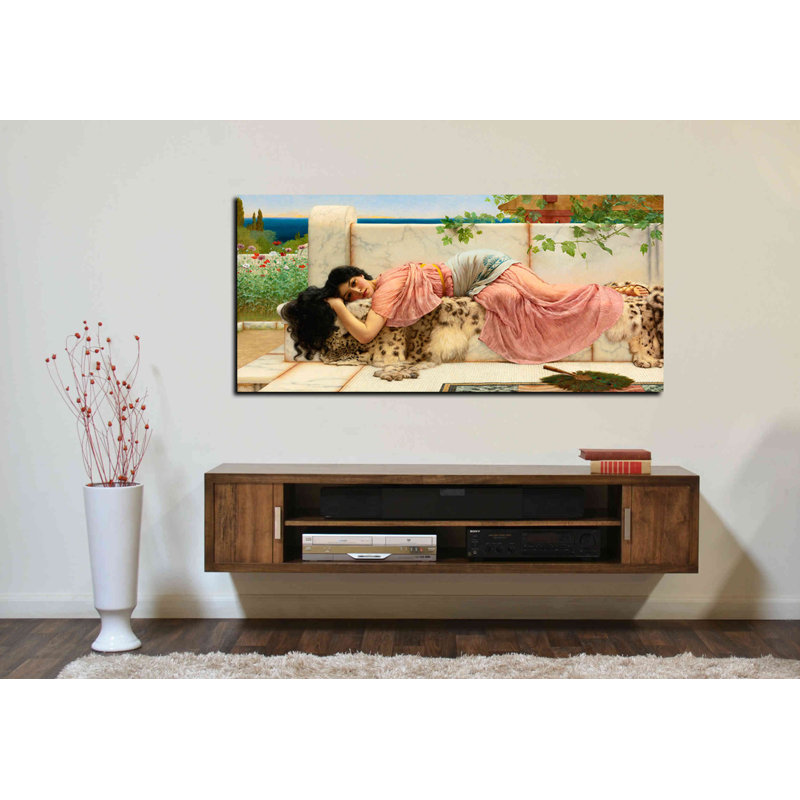 «When the Heart is Young» par John William Godward - reproduction d'art sur toile tendue