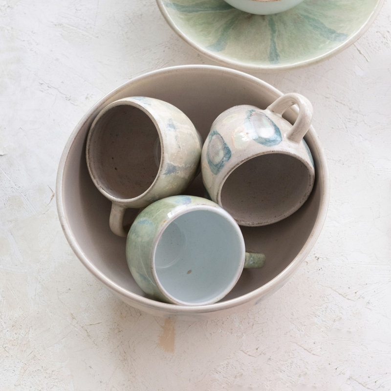 Geometric Stoneware Mug