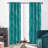 Spurgh Sliver Wave Foil Print Blackout Thermal Grommet Curtain Panels (Set of 2)-792607161-792607148