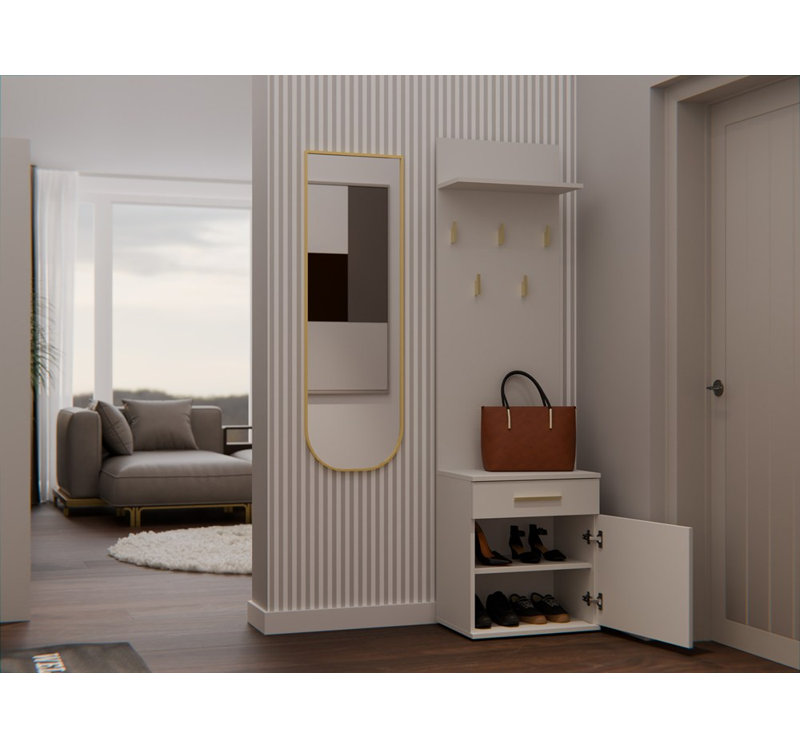 Sheena 6 Pair Shoe Storage Cabinet