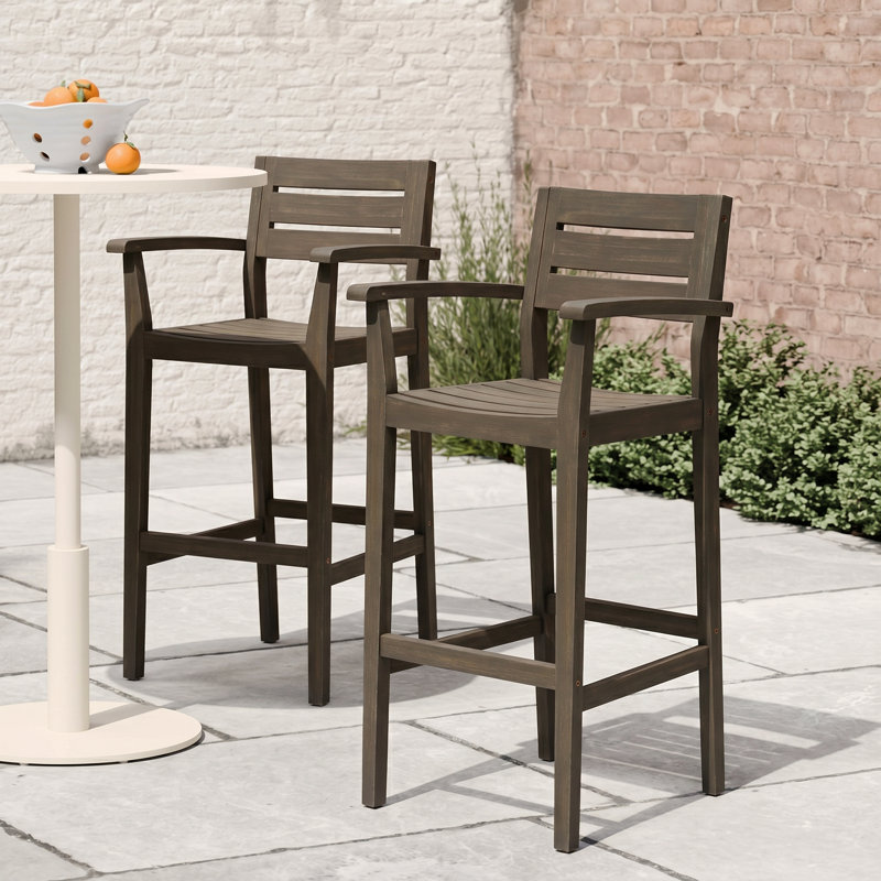 Tabouret de bar 30 po Farjand, Gris, 4