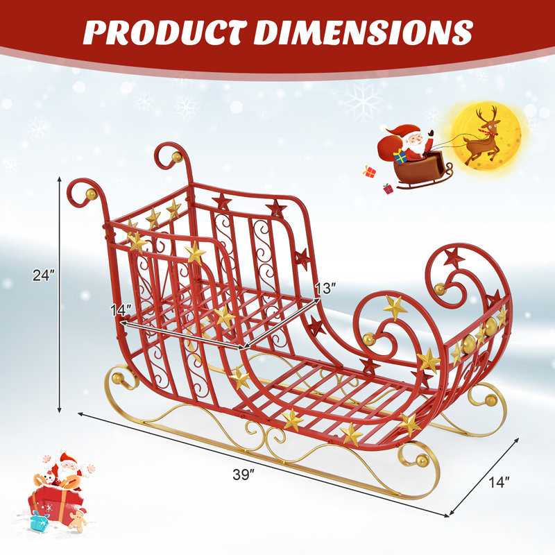 Weather Resistant Metal Christmas Decoration