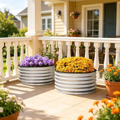 Set of 2 Planter Box,Raised Garden Beds,Garden Planter Boxs(2PCS Planter Box)