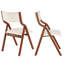 Chaise de salle à manger rembourrée pliante, paquet de 2-265228334
