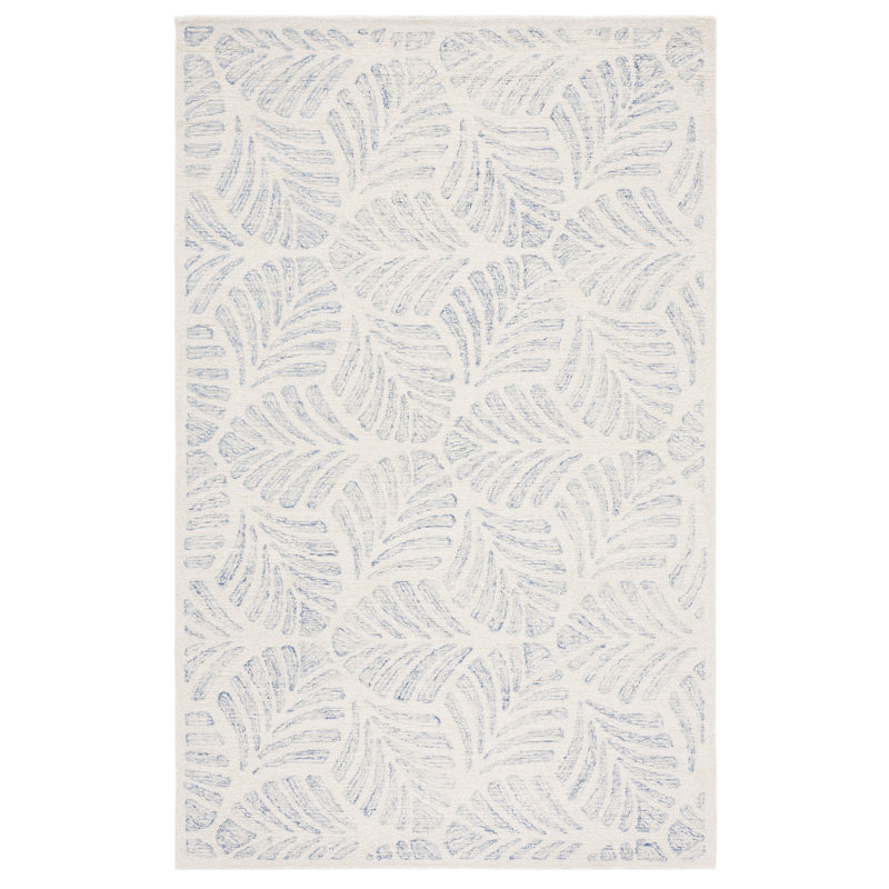 Msr Jardin Martha Stewart 300 Hand Tufted Fine Indian Wool Pile Rug, Rectangle 5' x 8'
