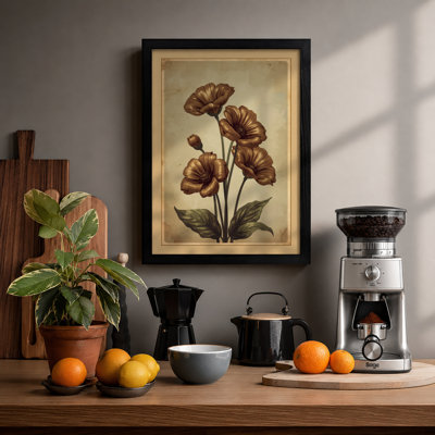 Carnation Studies Botanical - Framed Print