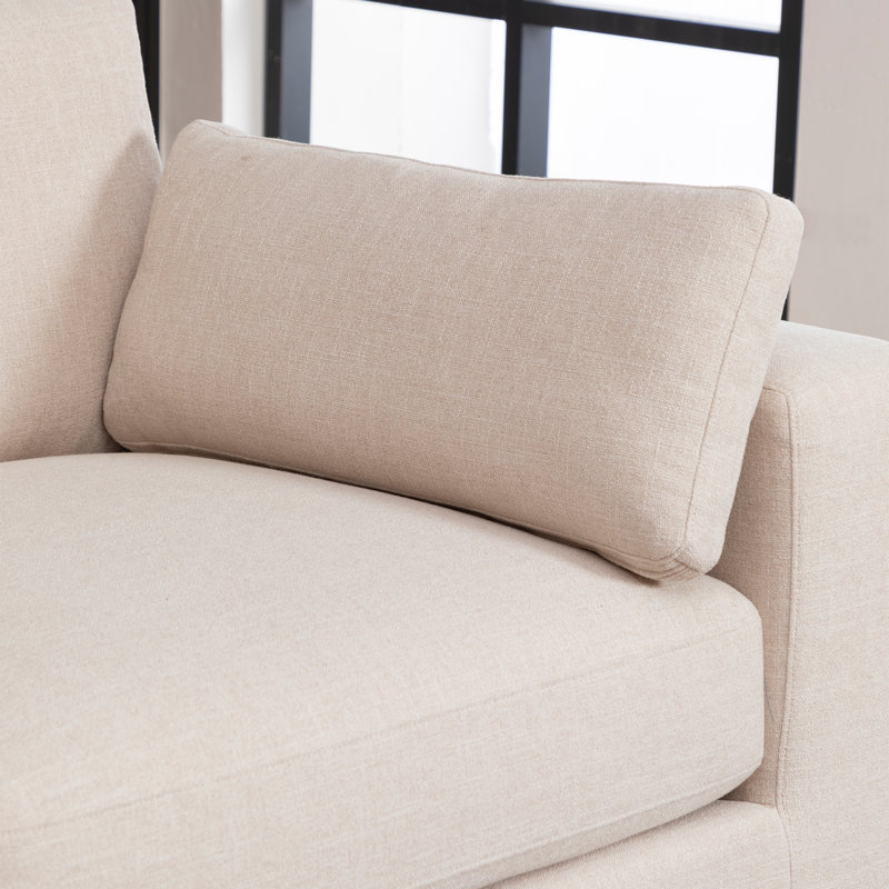 Canapé rembourré 83,9 po Copley, Beige