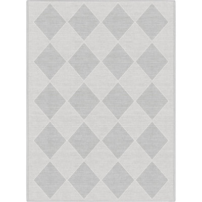 Kehr Basalt Grey Moroccan Diamond Flatwoven Rug – Easy Clean & Durable