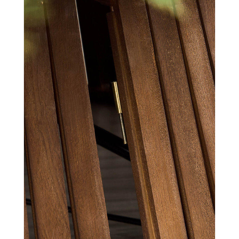 Brown Wooden Christmas Tree Collar, 55cm