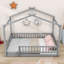 Structure de lit en bois avec clôture Akeiba, pour enfants, adolescents-152408393-152408392