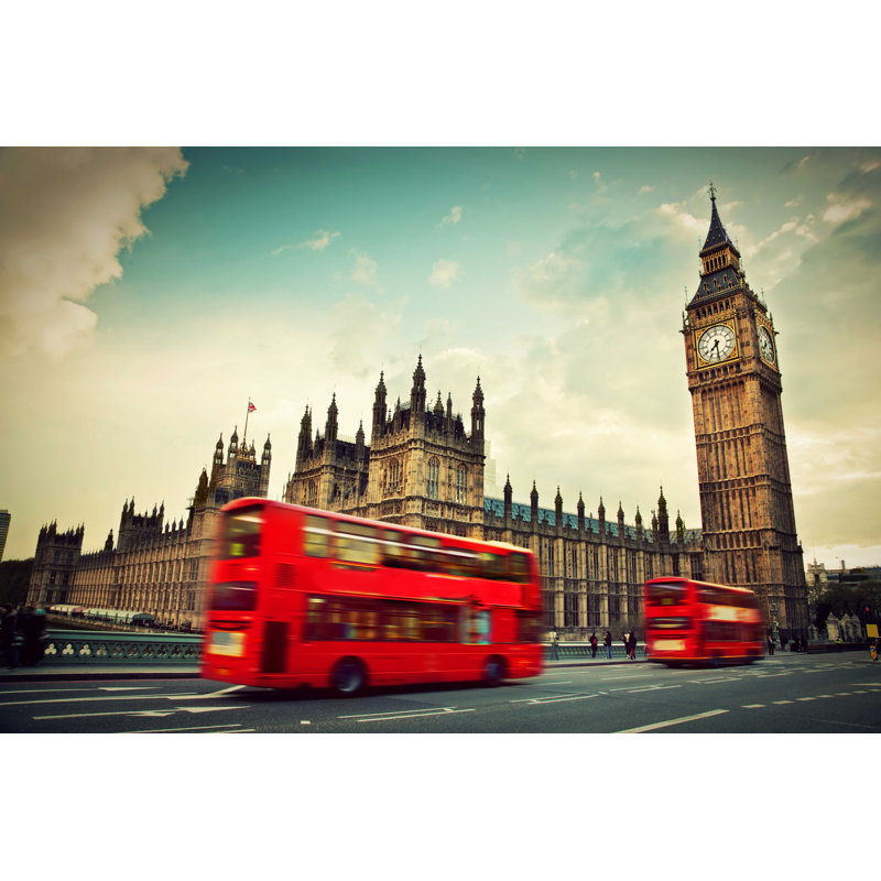 Big Ben par Niserin - photographie sur toile tendue, H 8 po x l 12 po