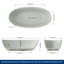 Baignoire de trempage extérieure 71 po Terrazzo